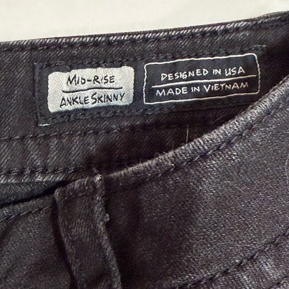 Miss Me Jeans Select Standard Skinny Stretch Pant Size 29 Black 27" Inseam Modal - Picture 7 of 11